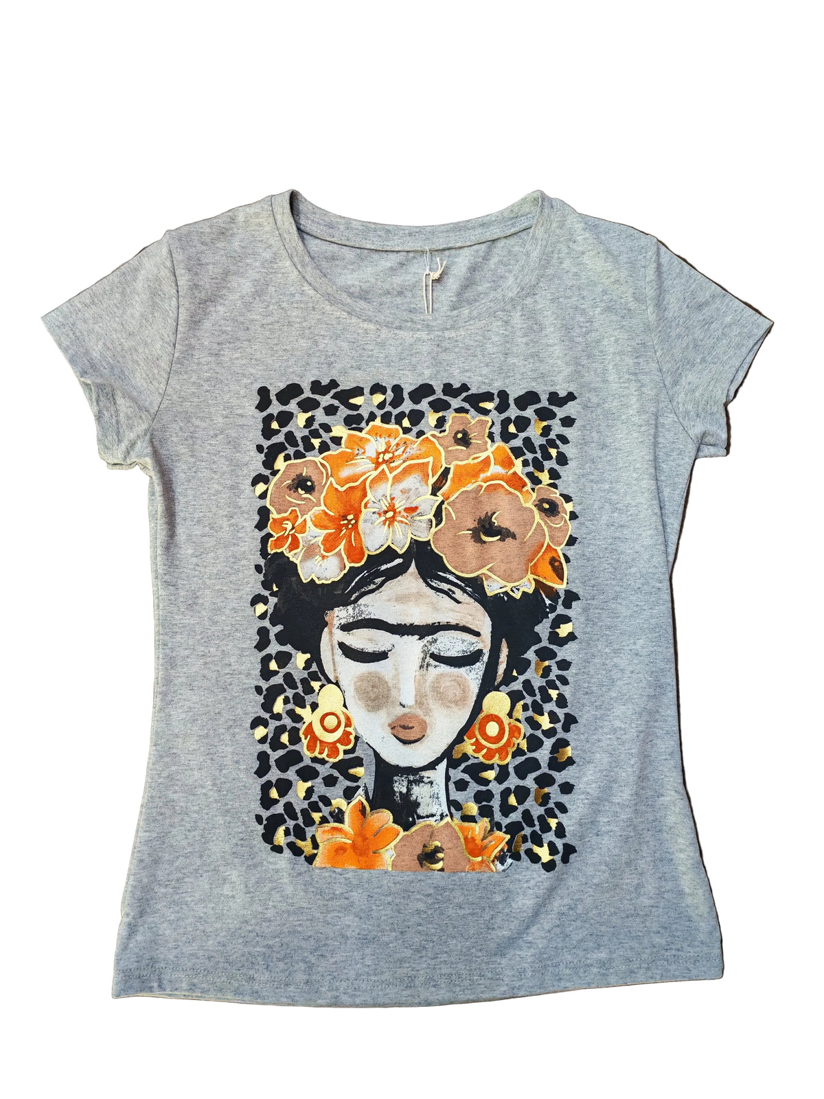 T-shirt grigia Frida
