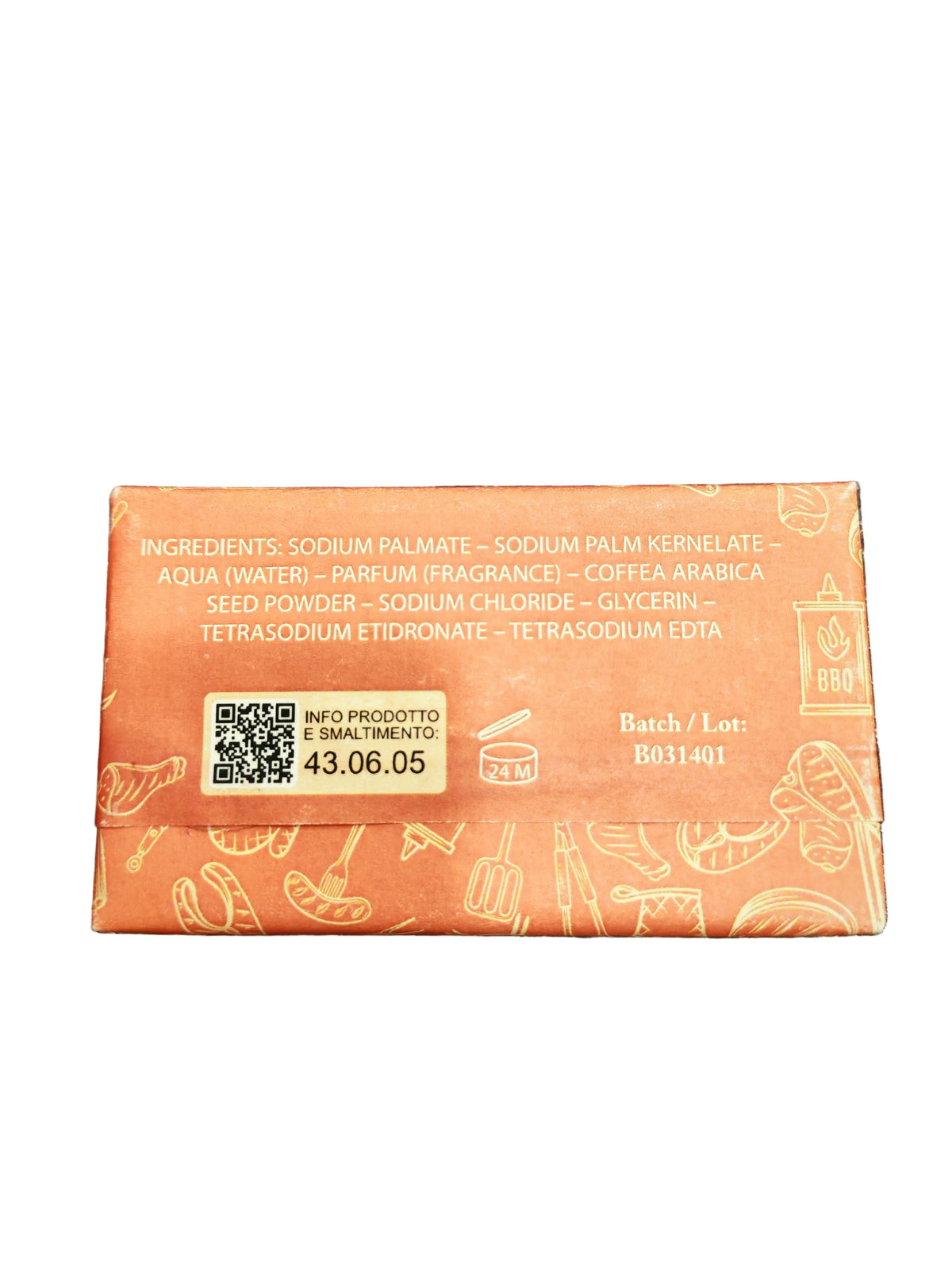 Sapone anti odore al caffè