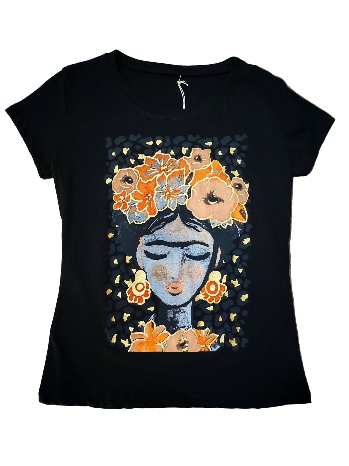 T-shirt nera Frida