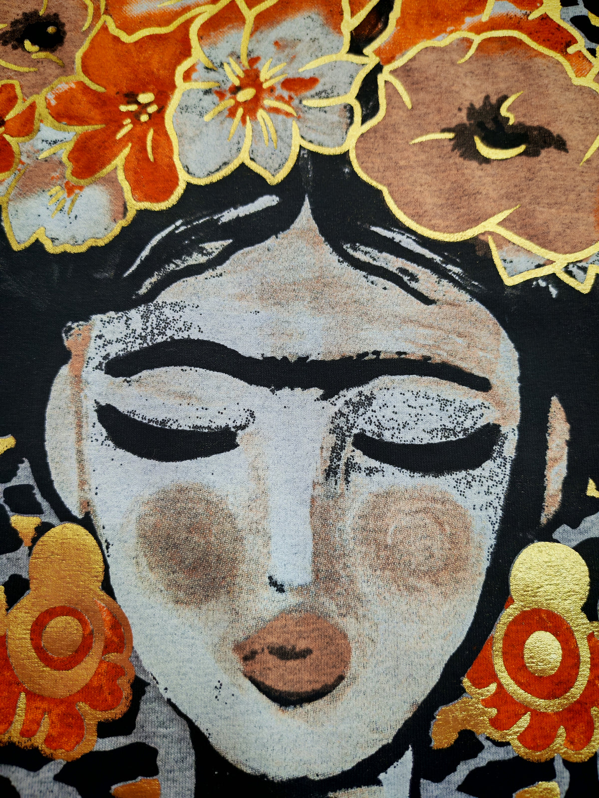 T-shirt grigia Frida