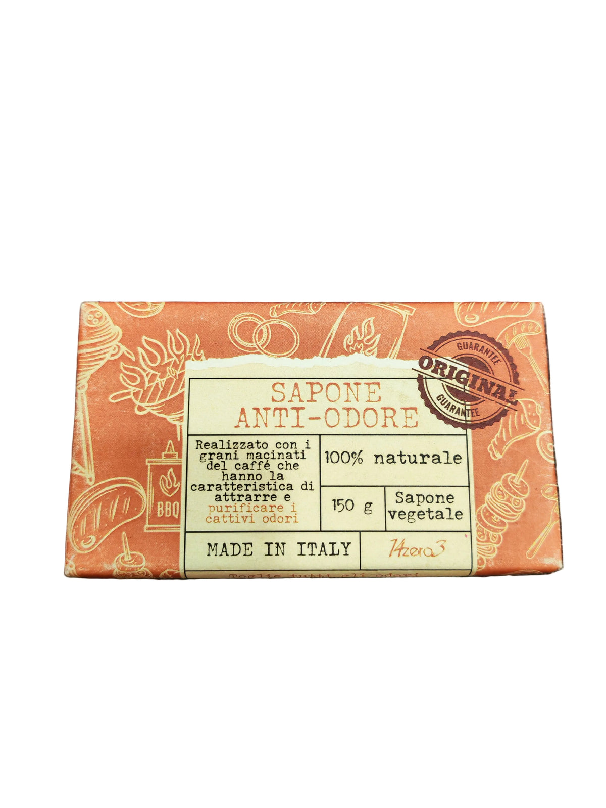 Sapone anti odore al caffè