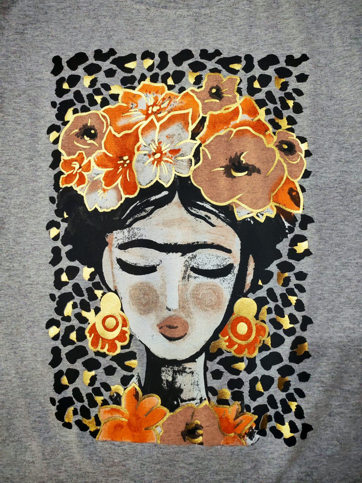 T-shirt grigia Frida