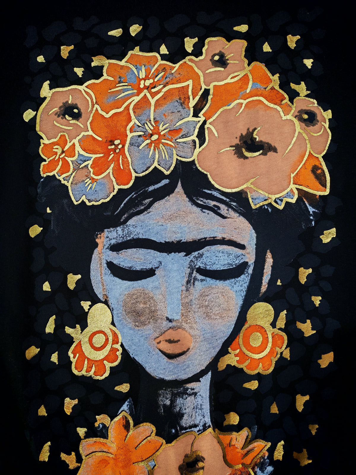 T-shirt nera Frida