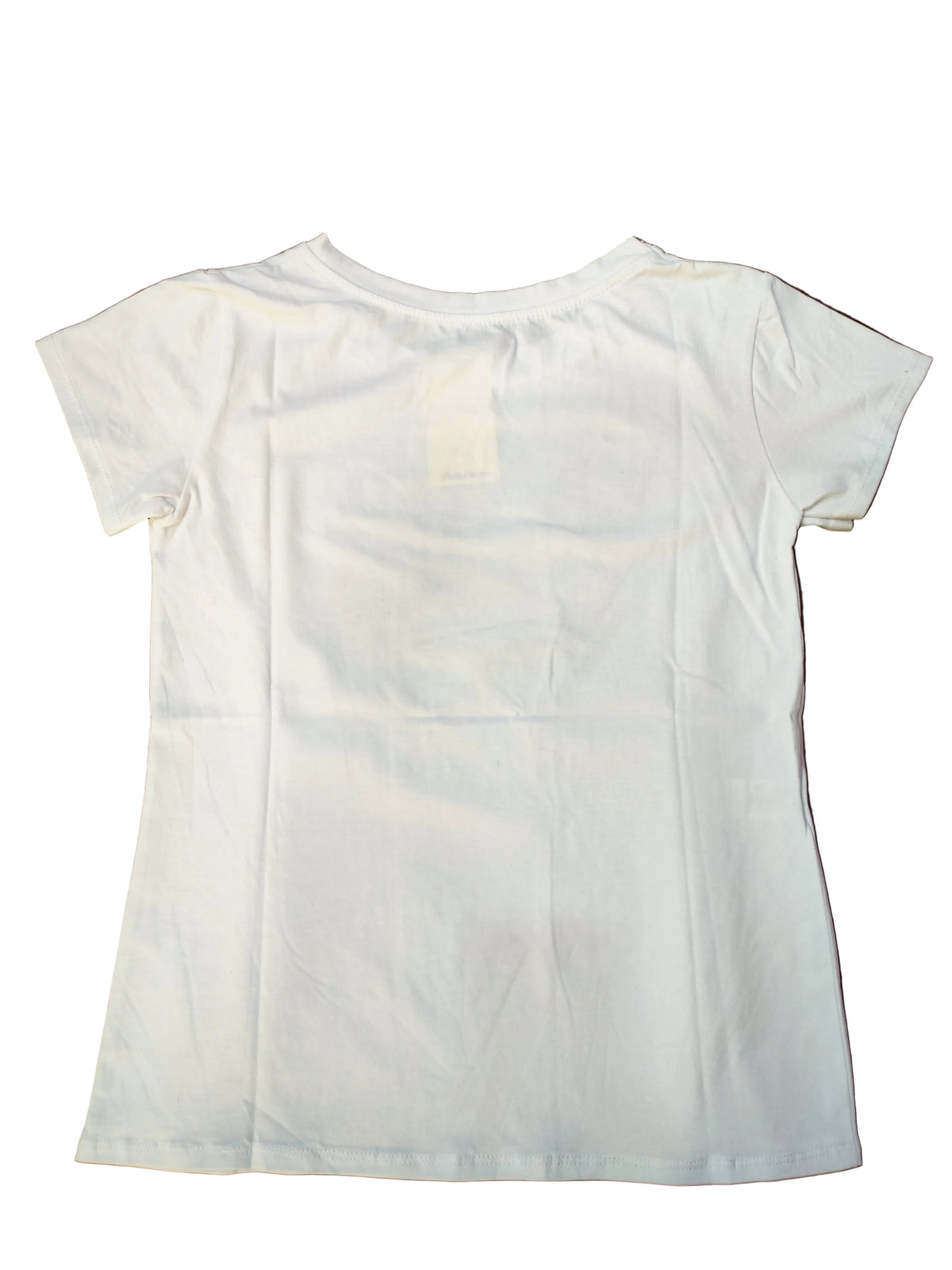 T-shirt Frida con occhiali stampa azzurra